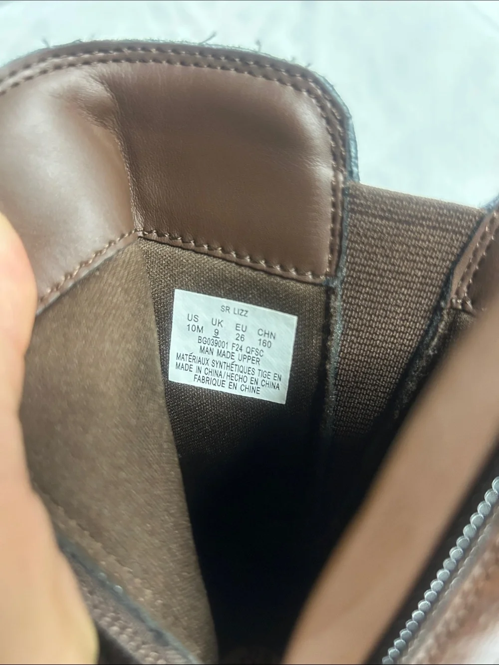 Stride Rite Brown Girls Leather Mid-Calf Boots with Buckle